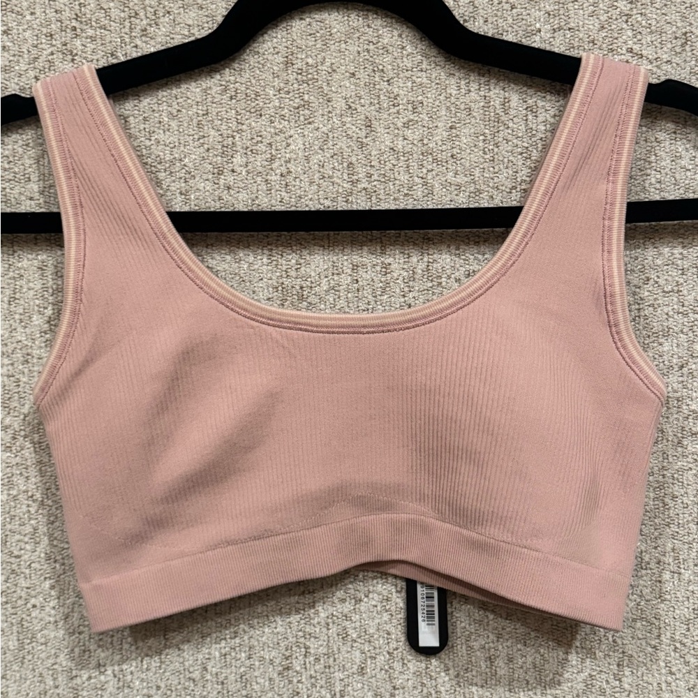 Nike Skims Pink Ribbed Bralette, size Small, NWT